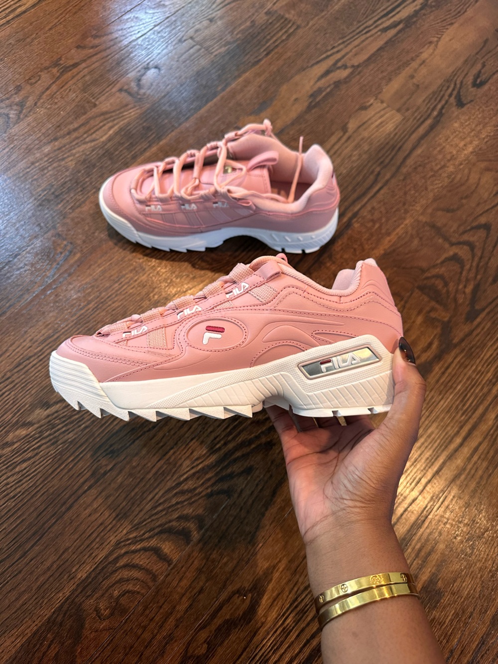 FILA Pink Disruptor Sneakers Women’s Size 11 NWOT